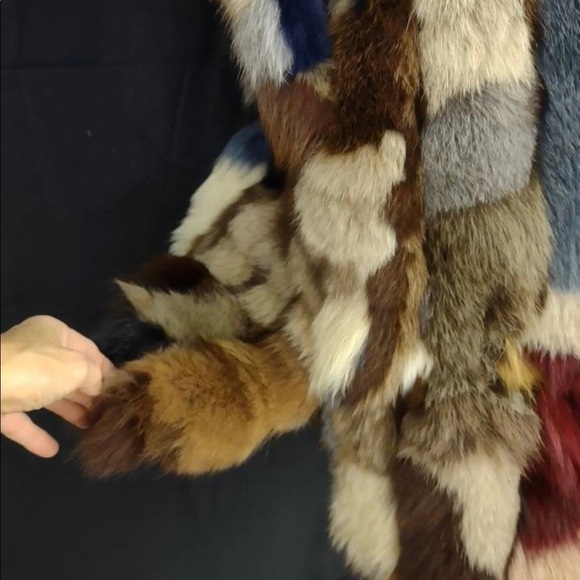 Neiman Marcus custom-made fox fur vest XL large like new very heavy fox fur - Picture 3 of 12